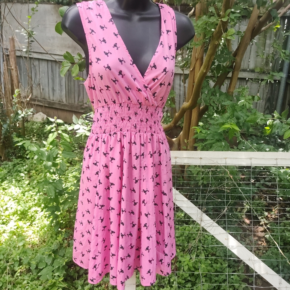 Donating Soon! Last Chance! Pink Ruffled Tiered Halter Midi Dress